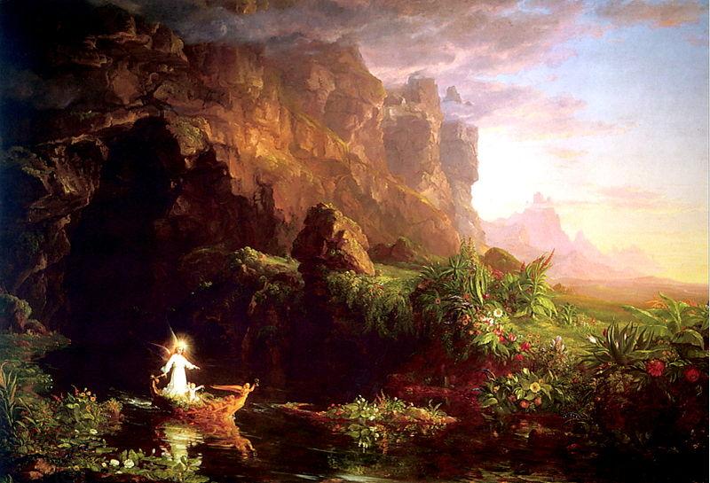 Thomas Cole The Voyage of Life Childhood China oil painting art